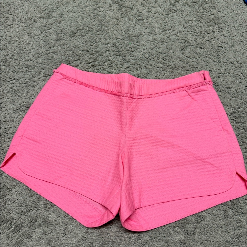 Lilly Pulitzer textured Dobby side zip Adie shorts